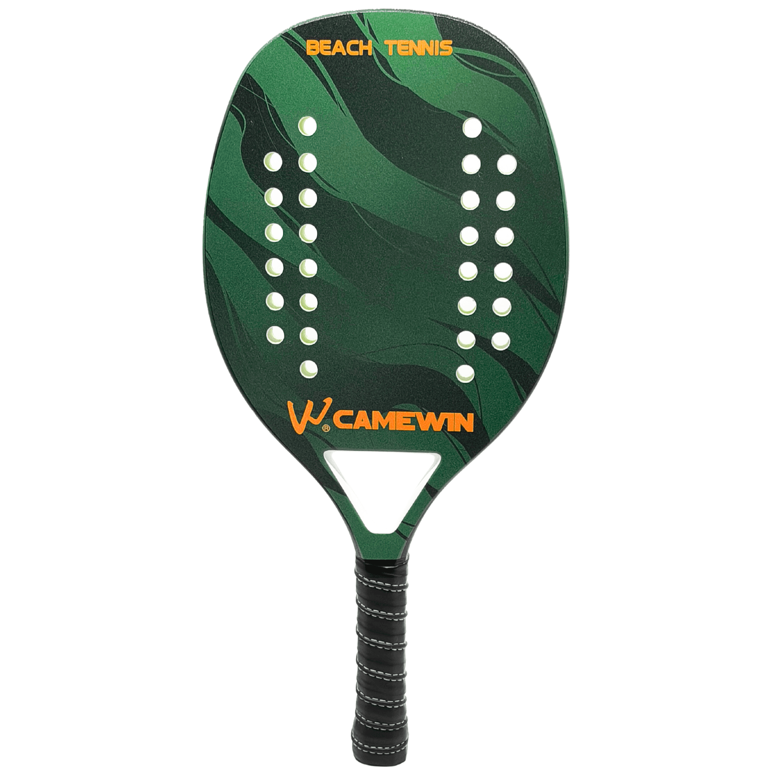 Raquete Beach Tennis Camewin Listras Verde + Estojo