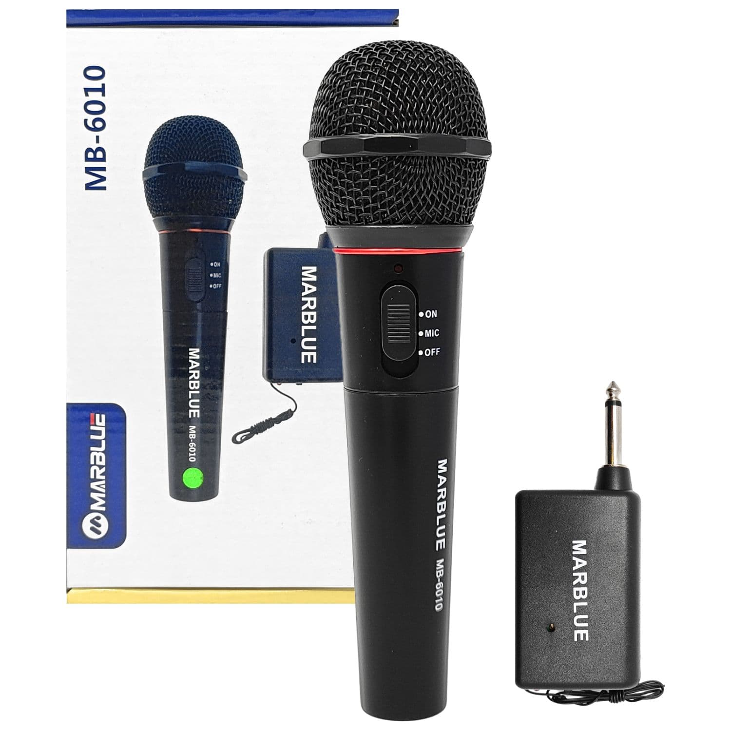 Microfone Profissional sem Fio Marblue - MB-6010