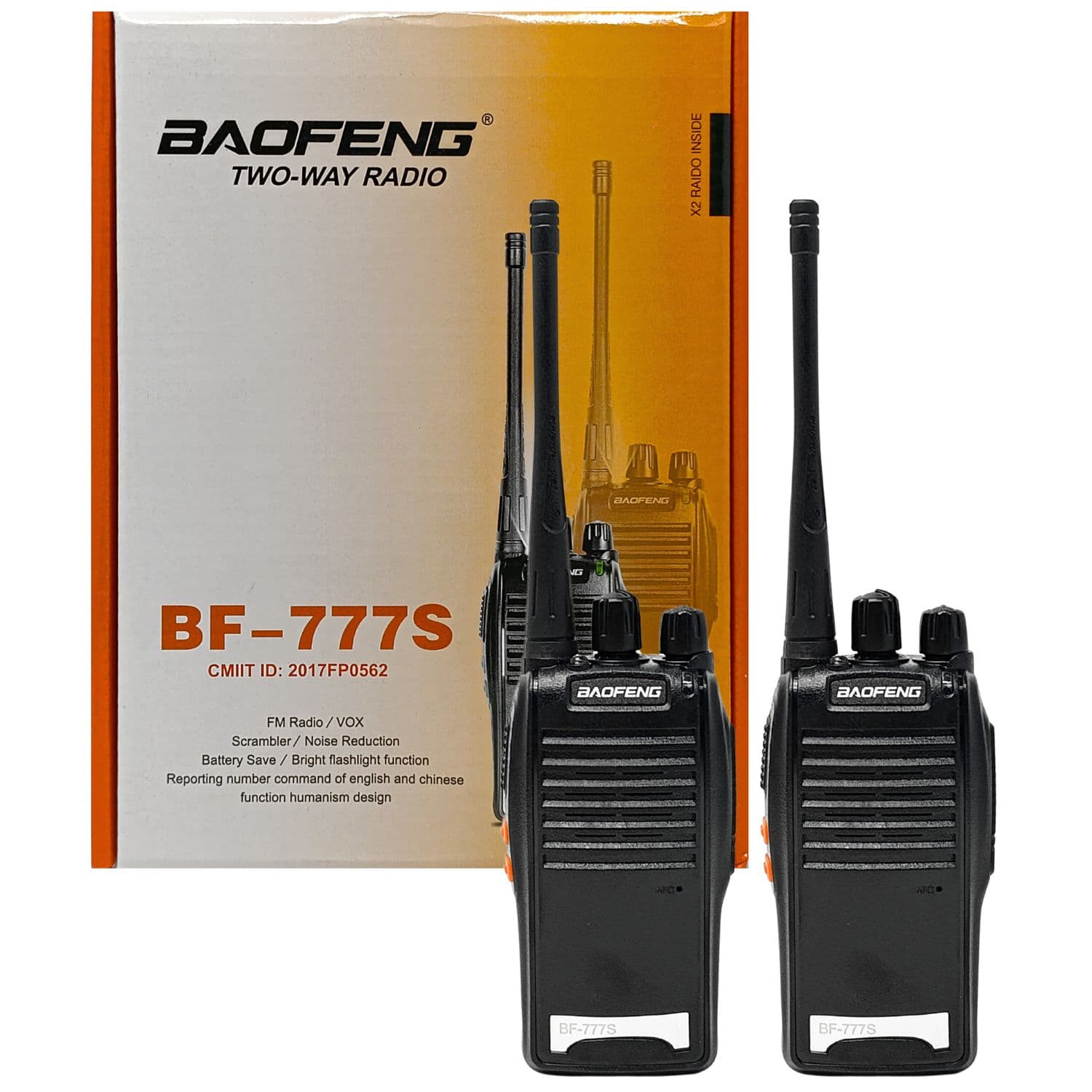 Kit 2 Rádios Comunicadores Walk Talk Profissional - BF-777S