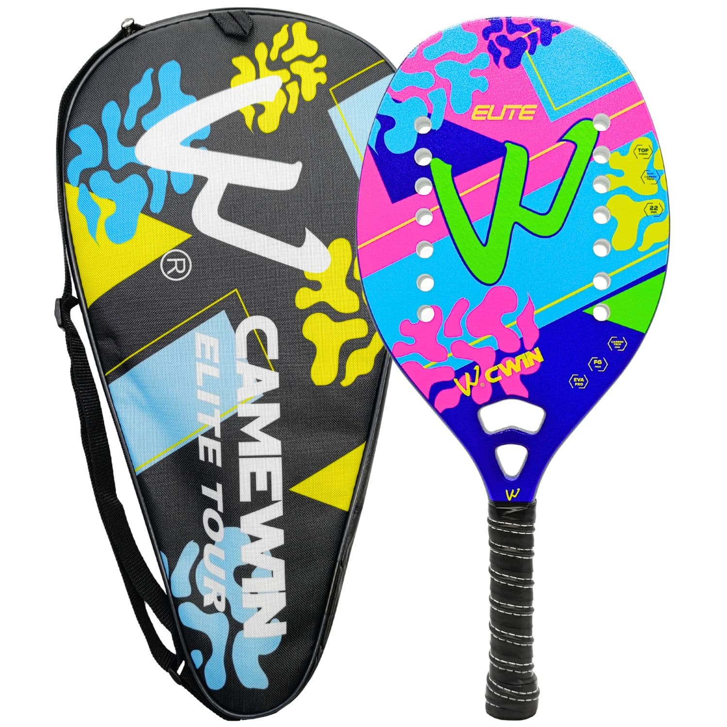 Raquete de Beach Tennis Camewin Infantil + Estojo - MB-8007