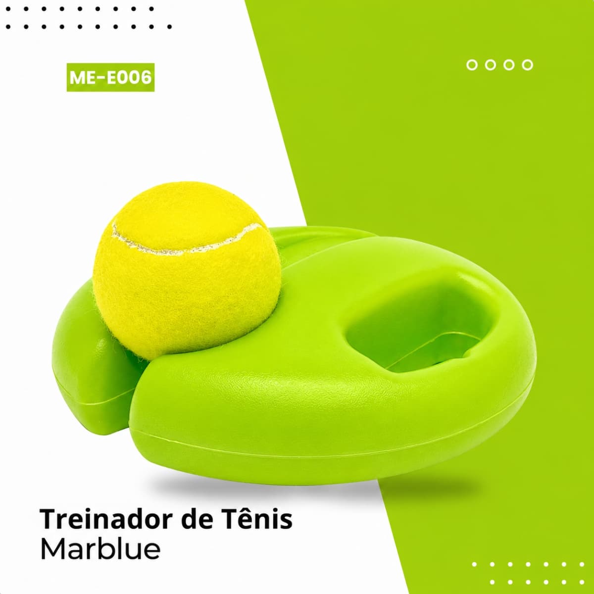 Treinador de Tenis Verde Marblue - ME-E006