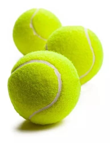 Kit 3 Unidades Bola de Tenis Verde