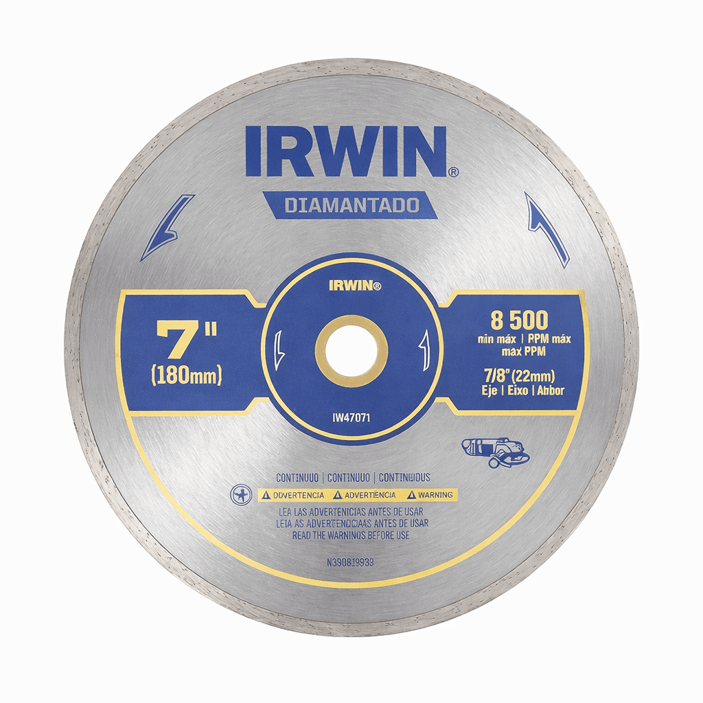 Disco Diamantado Contínuo 180x22,2mm Irwin - IW47701