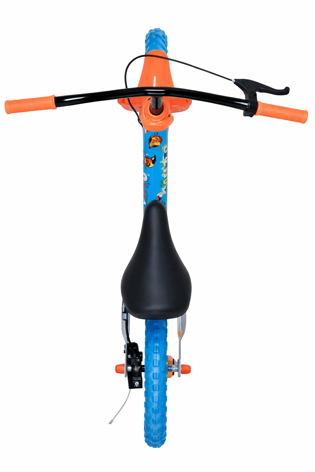 Bicicleta Infantil Aro 12 Track Ranger CO Azul Retrô e Laranja