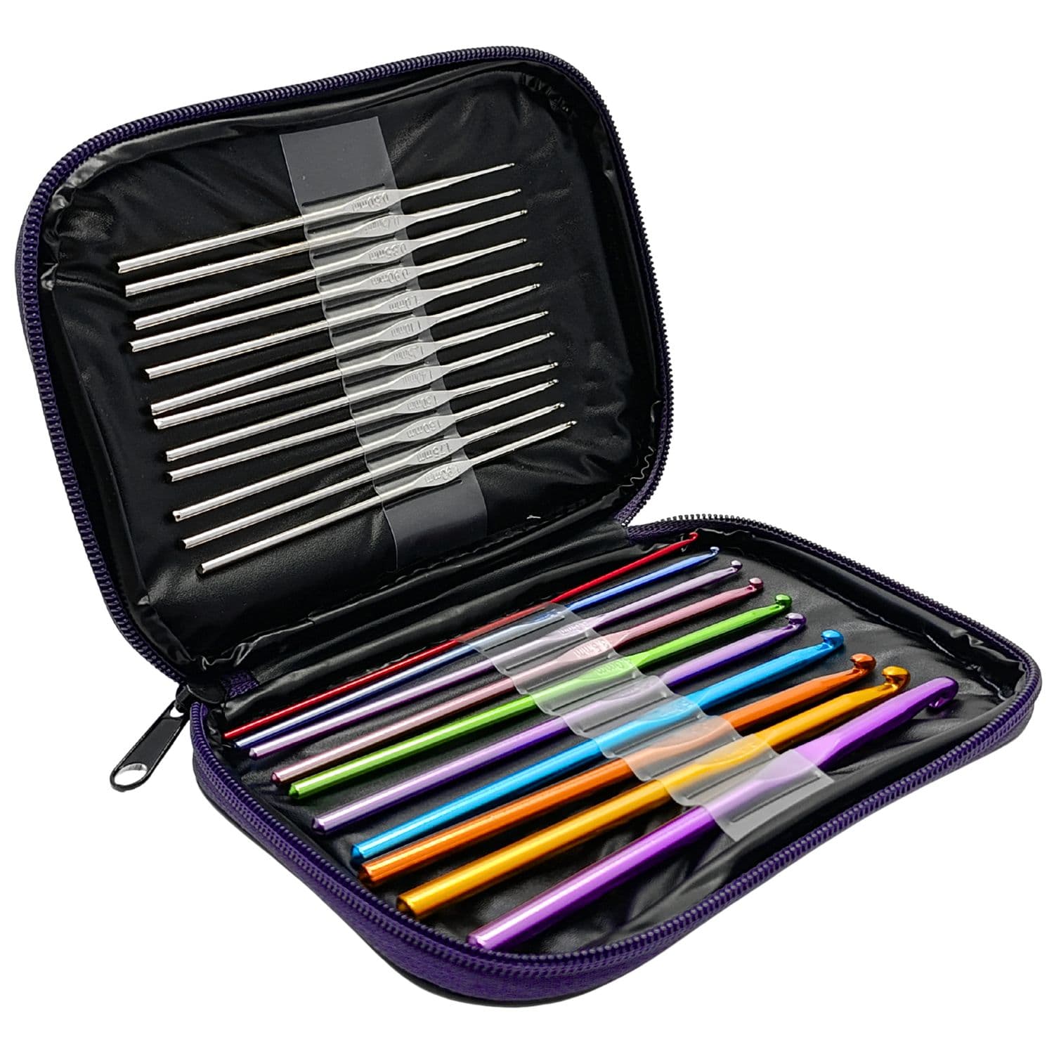Kit Estojo 22 Agulha de Croche Metalica - CL-5575, imagem 1