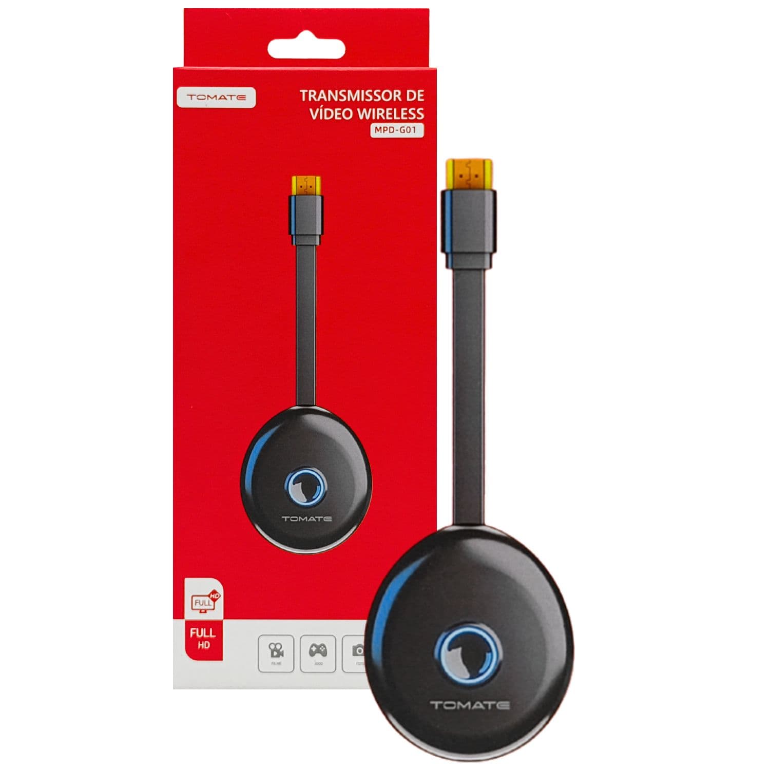 Transmissor de Video Wirelless Full HD Tomate - MPD-G01