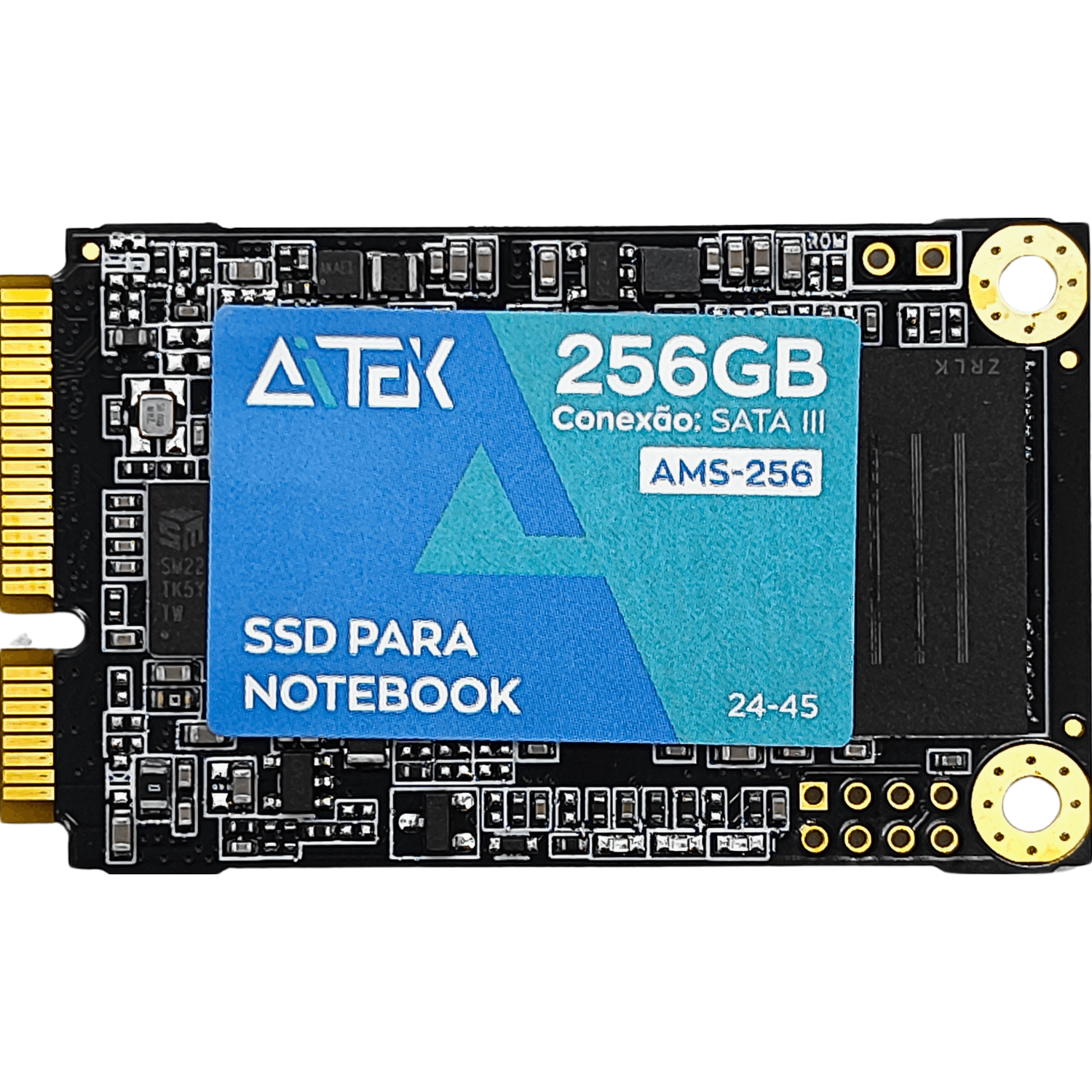 SSD Para Notebook 256Gb Conexão M SATA III Aitek - AMS-256, imagem 1