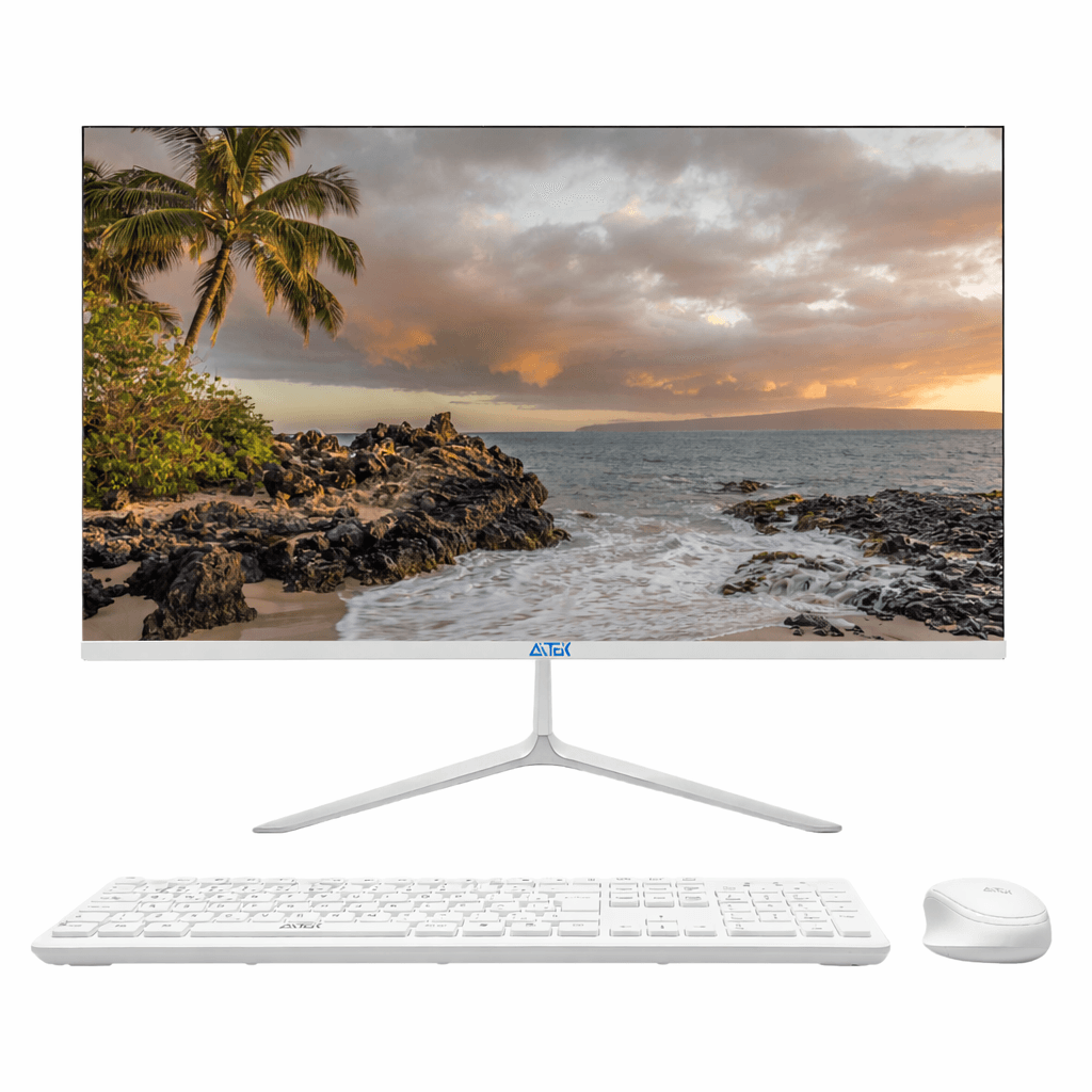 Computador All In One 21.5 Processador i5 Aitek - AIO-2232 - Aitek  + Kit Teclado e Mouse Sem Fio Branco Aitek - AKT-W11, imagem 1