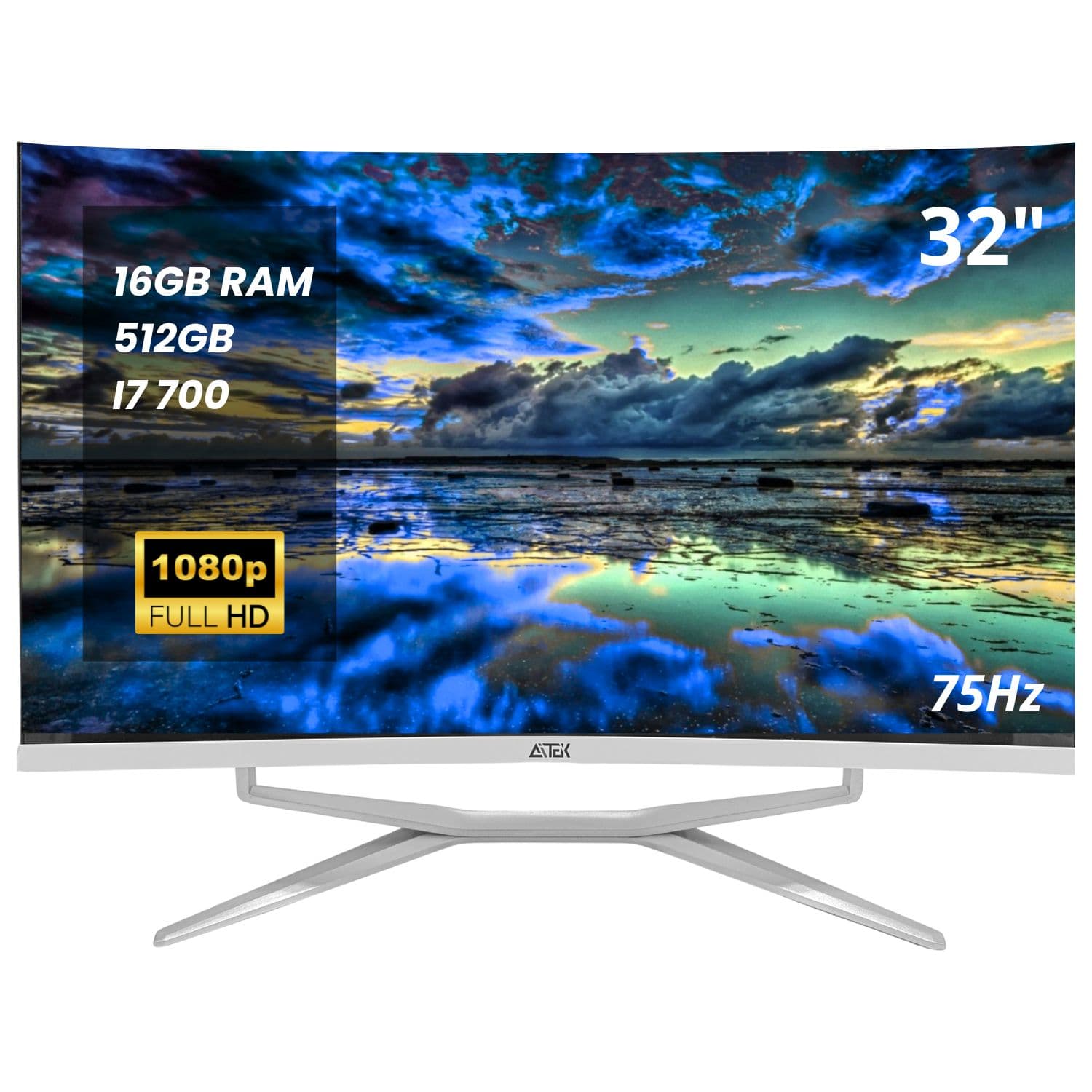 Computador Curvo ALL-IN-ONE 32" Aitek - AIO-3275C