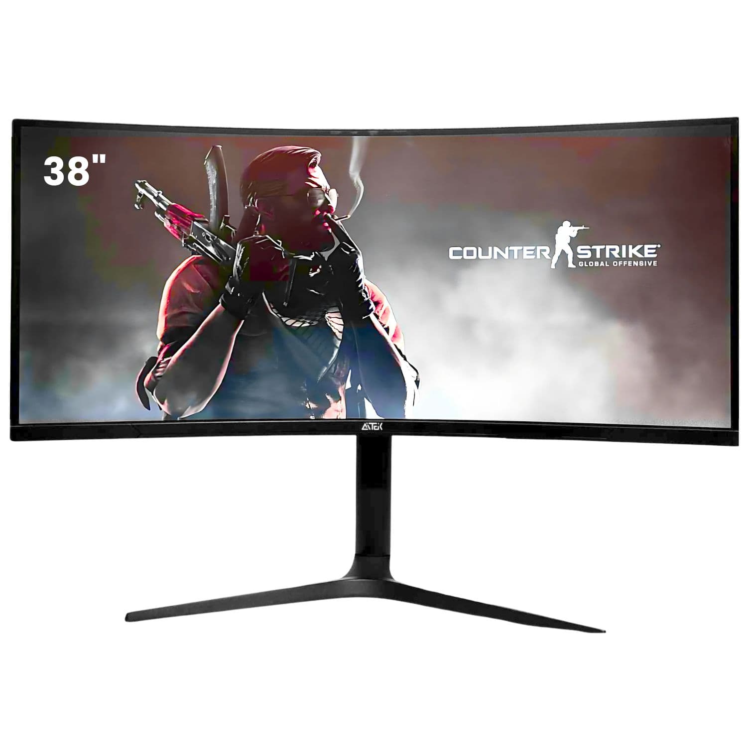 Monitor Curvo 38" Ultrawide Aitek - DELTA-M3820AUC PRO, imagem 1