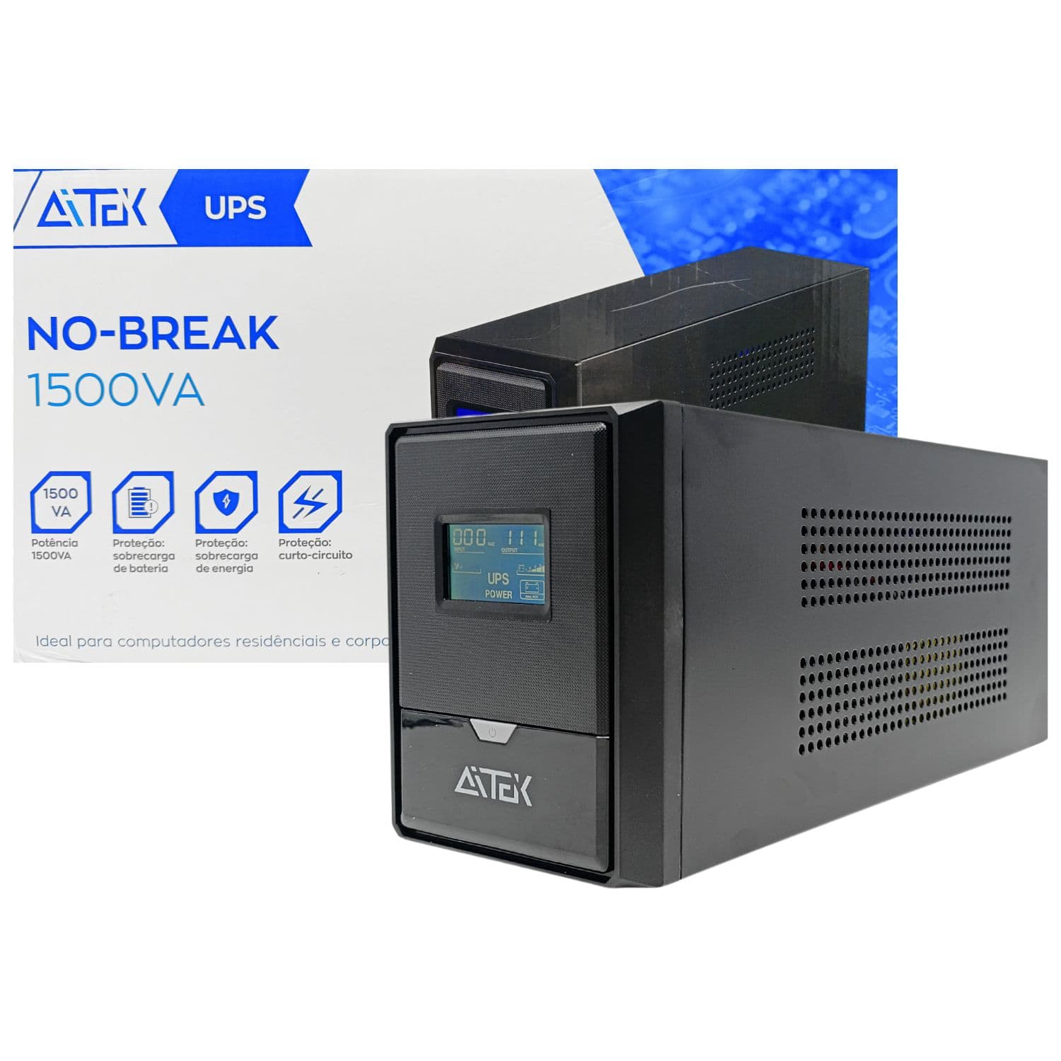 No-Break 1500VA Bivolt Aitek - ANB-3315