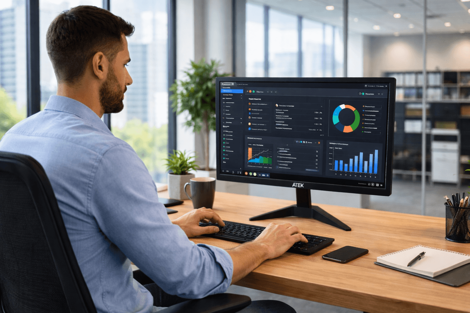 Monitor Led 20" Aitek - AMO-1020 LITE
