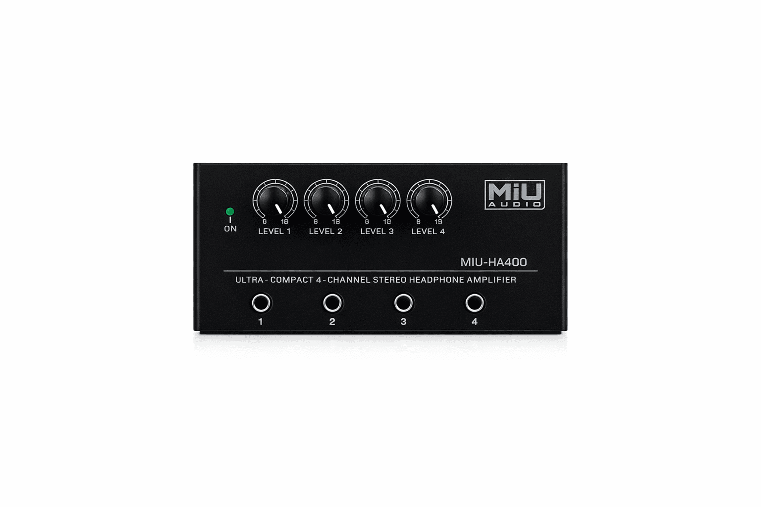 Amplificador Para Fone de Ouvido 4 Canais Miu Audio - MIU-HA400