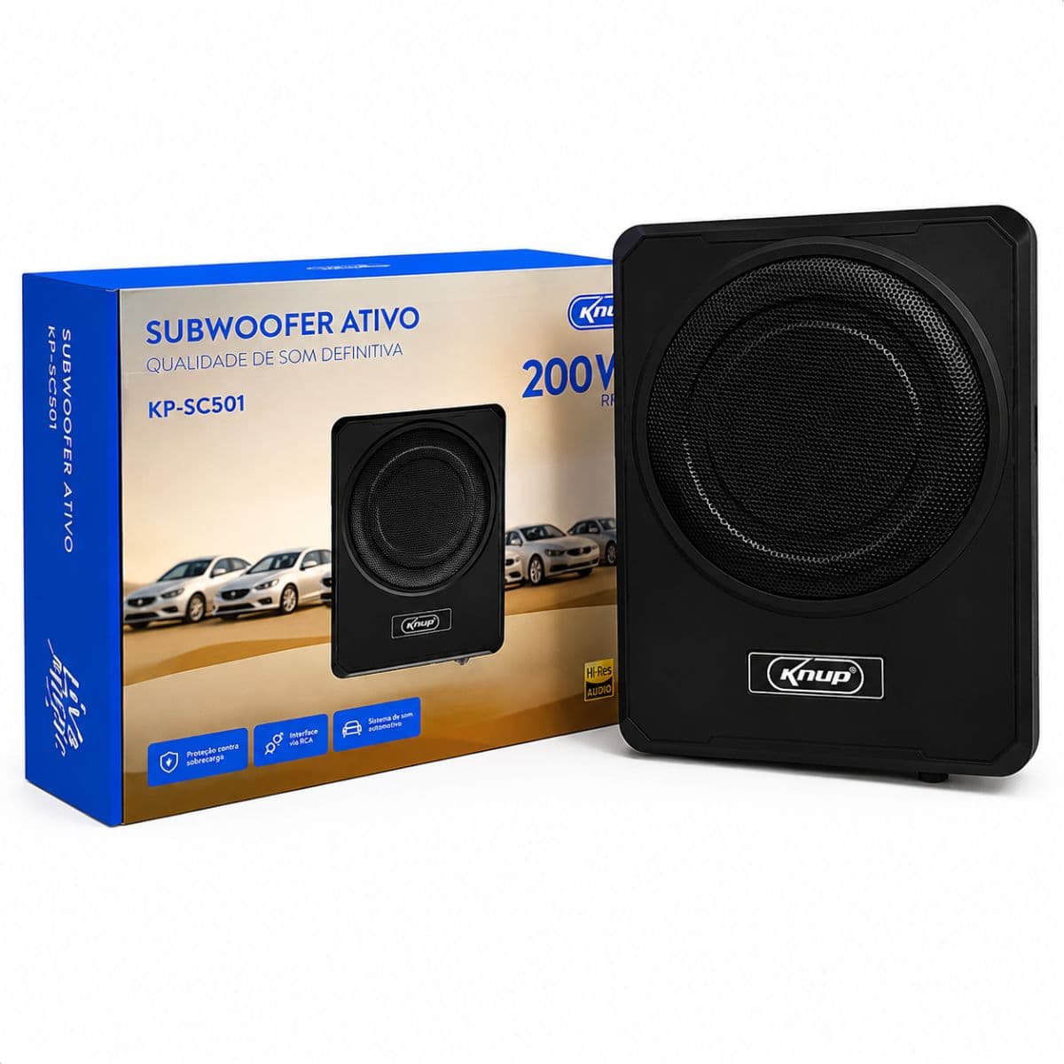 Subwoofer Ativo 200w Rms Knup - KP-SC501, imagem 1