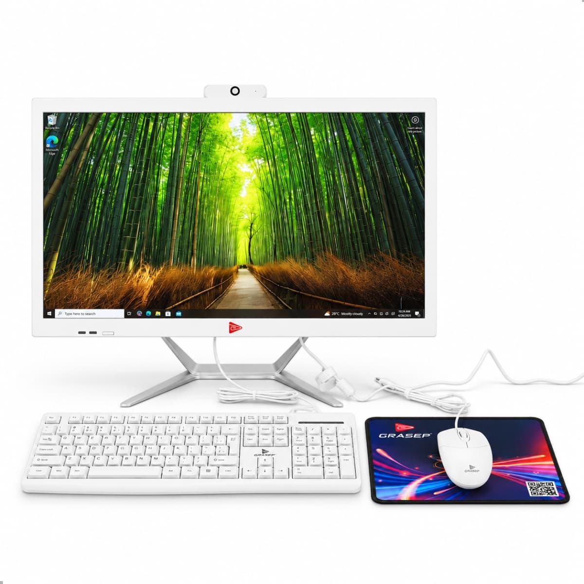 Computador All-In-One Maximus 21.5" 128Gb + 500Gb Hdd Touchscreen Grasep - D-AI25T