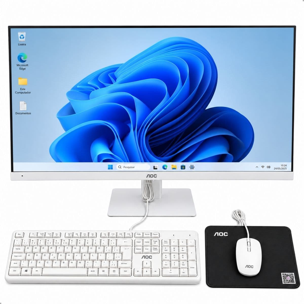 Computador All-In-One 27" Intel Core i7 512Gb Branco AOC - D-271713