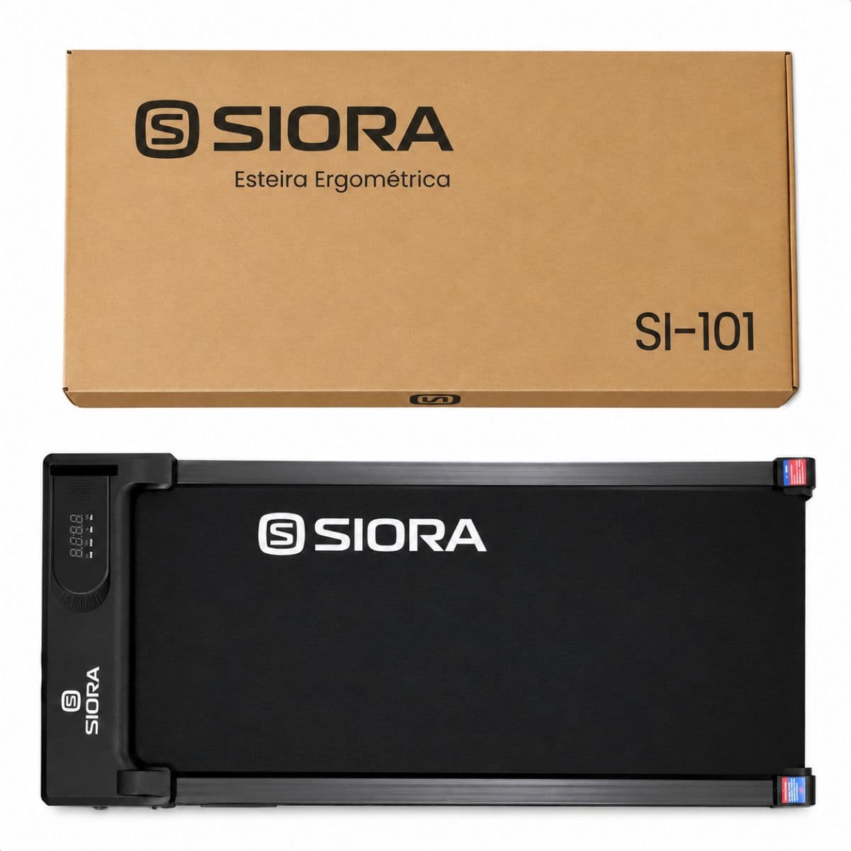 Esteira Ergométrica Elétrica Siora SI-101 Residencial Painel LED 6km/h 110V