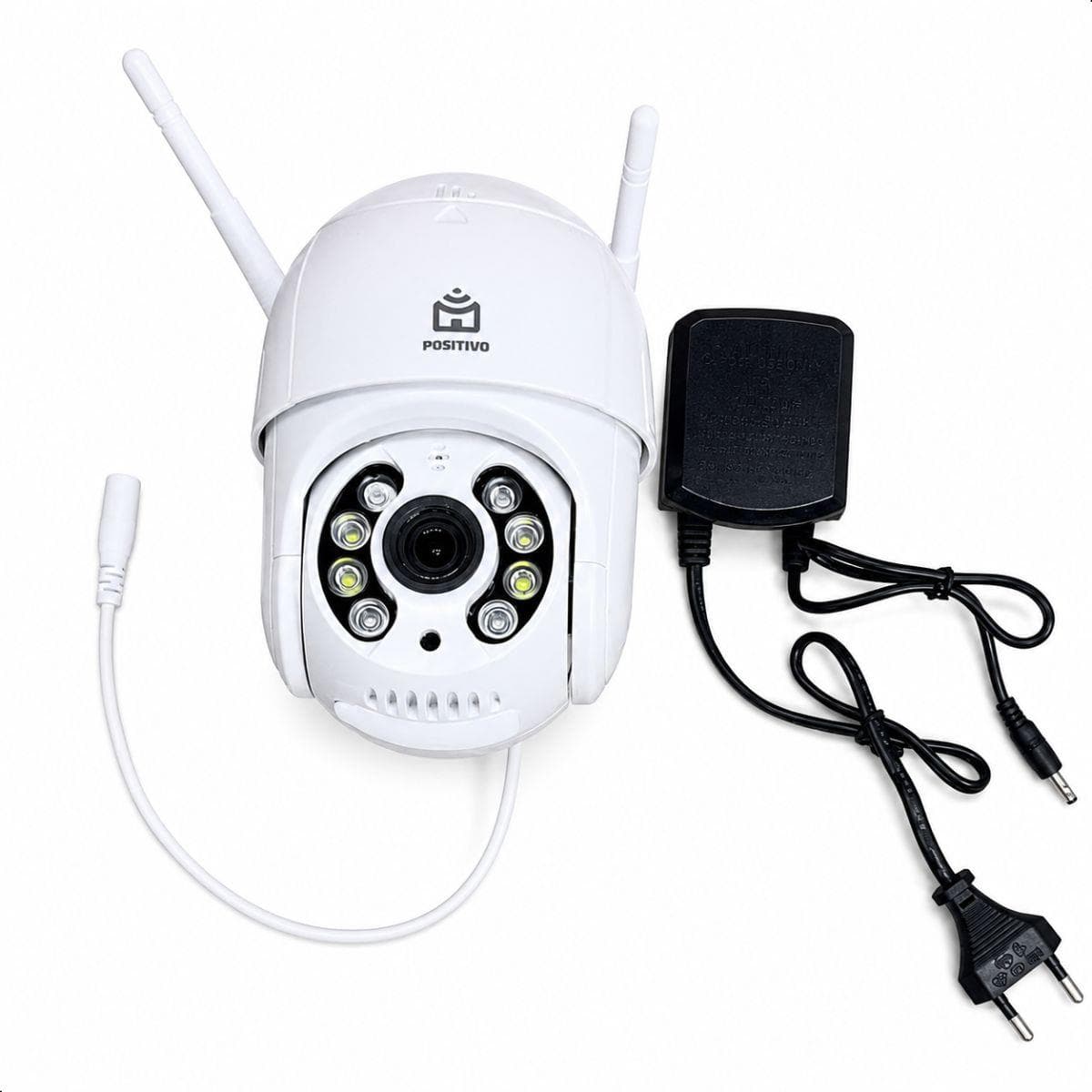 KIT 03 UND Câmera IP Positivo A8 3MP Wi-Fi Pan Tilt Visão Noturna PSCA8