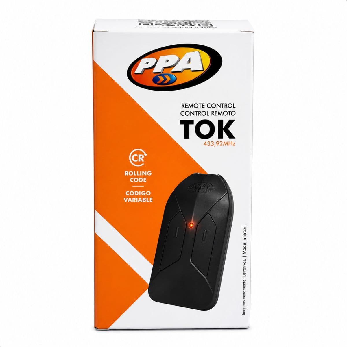 KIT 05 UND Transmissor Controle Remoto PPA TOK 433,92MHz CRS Original PPA
