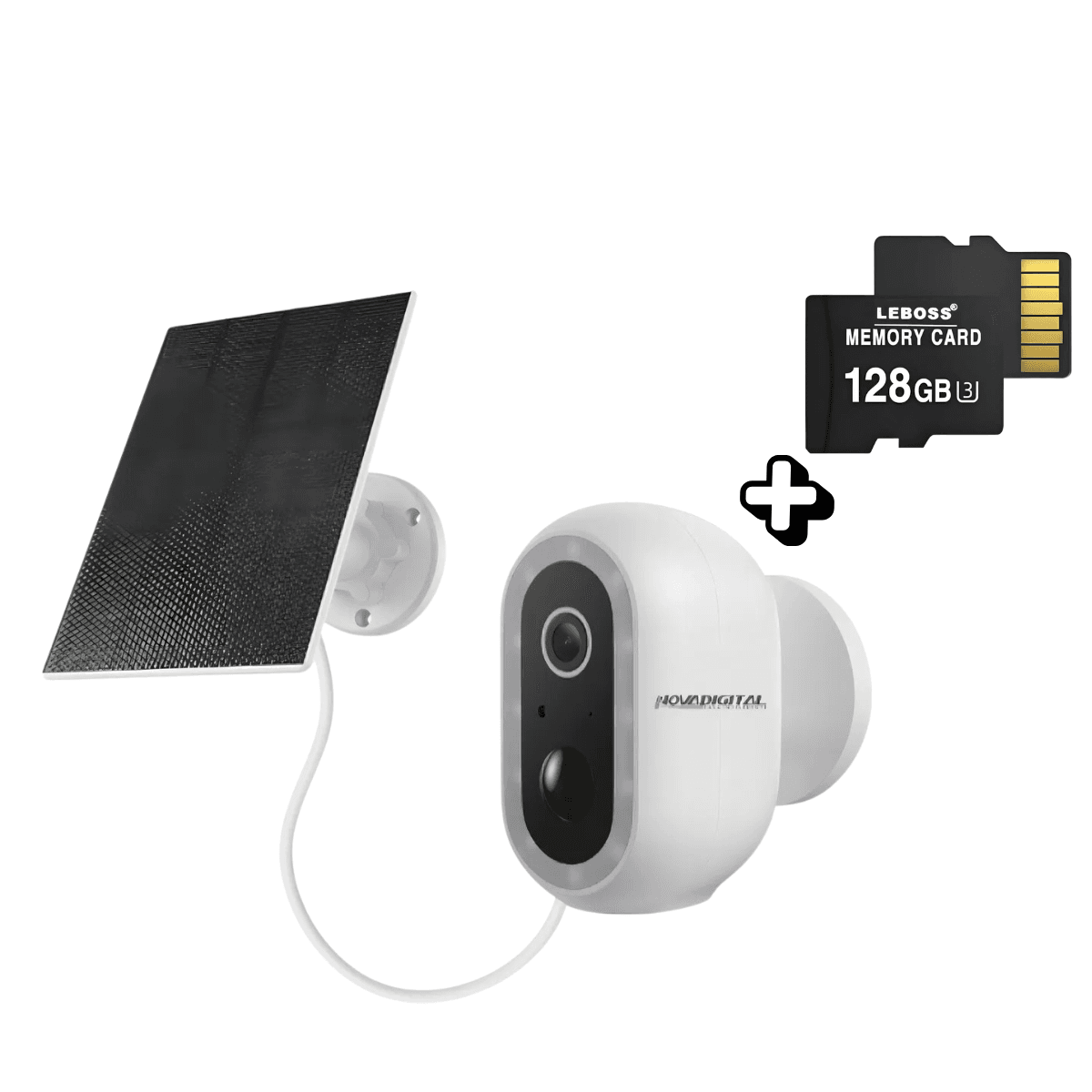 Câmera de Segurança Inteligente Solar Wi-Fi - CS-BTS PRO + Cartao de Memoria 128gb, imagem 1