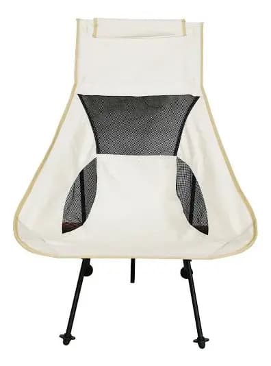 Cadeira Dobrável Portátil com Bolsa Branco MCC-P003