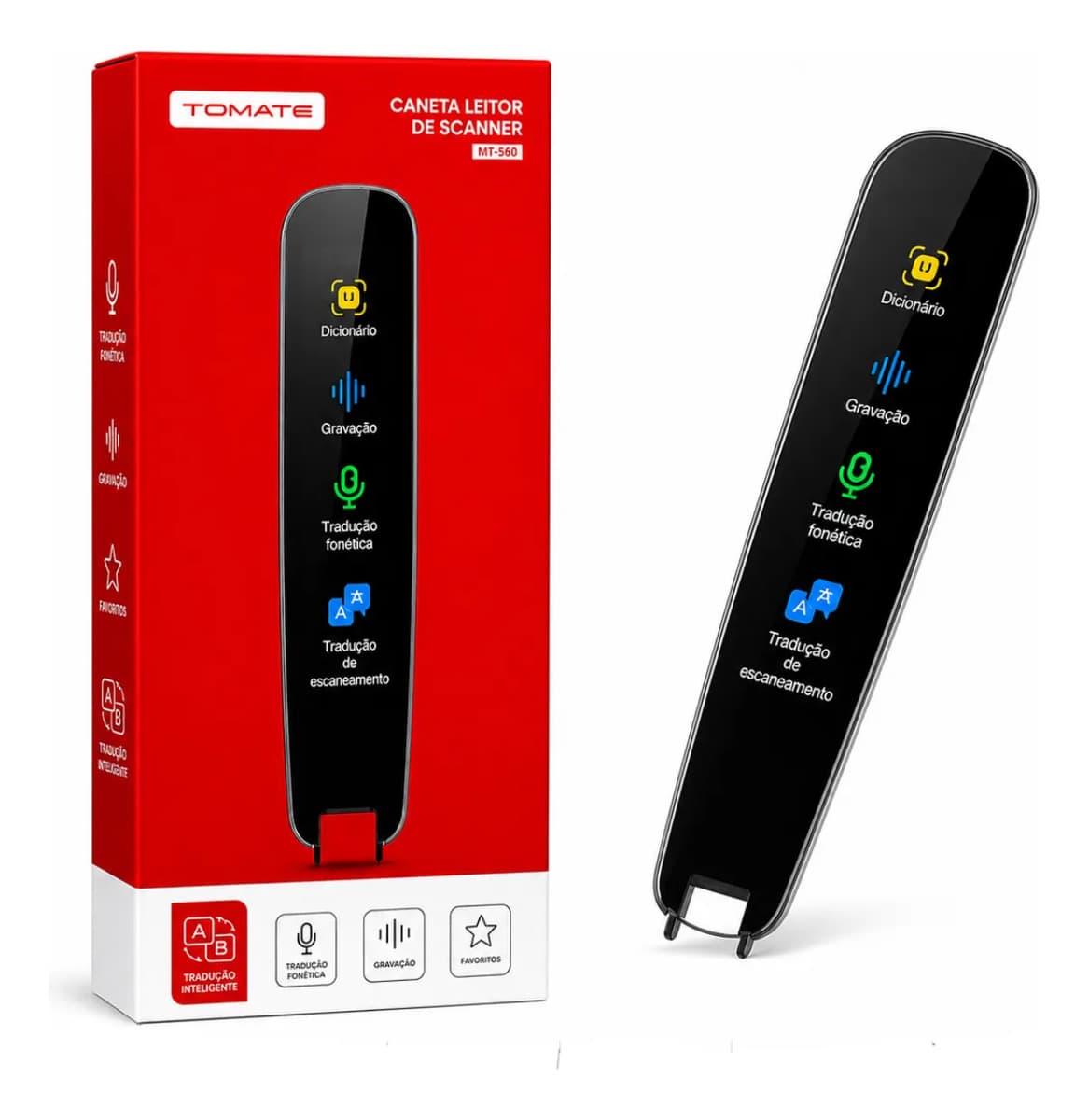 Caneta Leitor de Scanner Tomate - MT-560