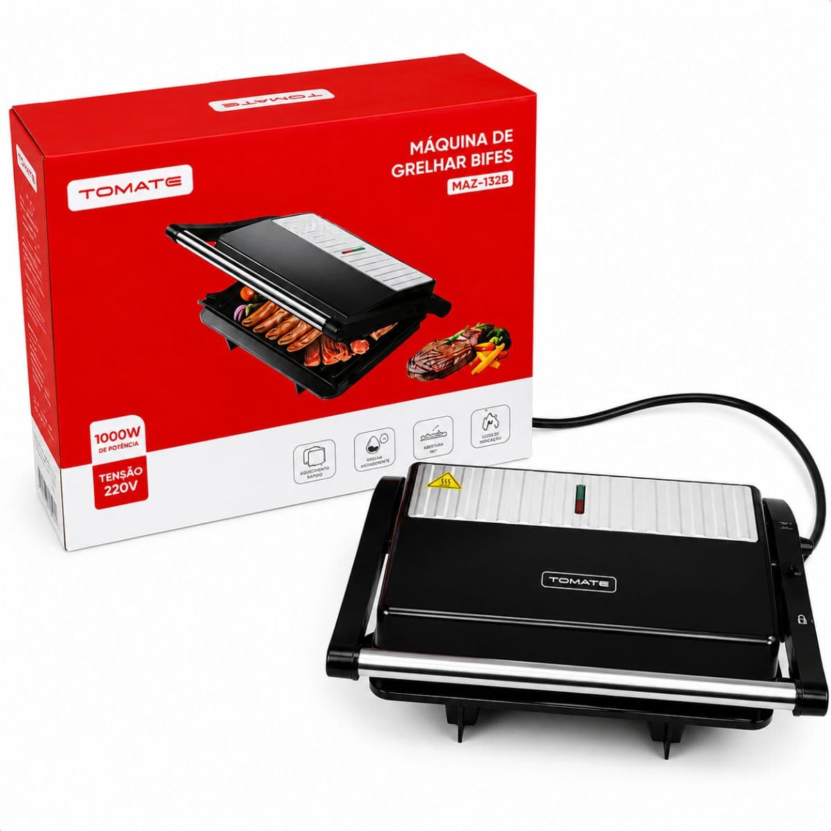 Maquina de Grelhar Bifes 220v - MAZ-132B