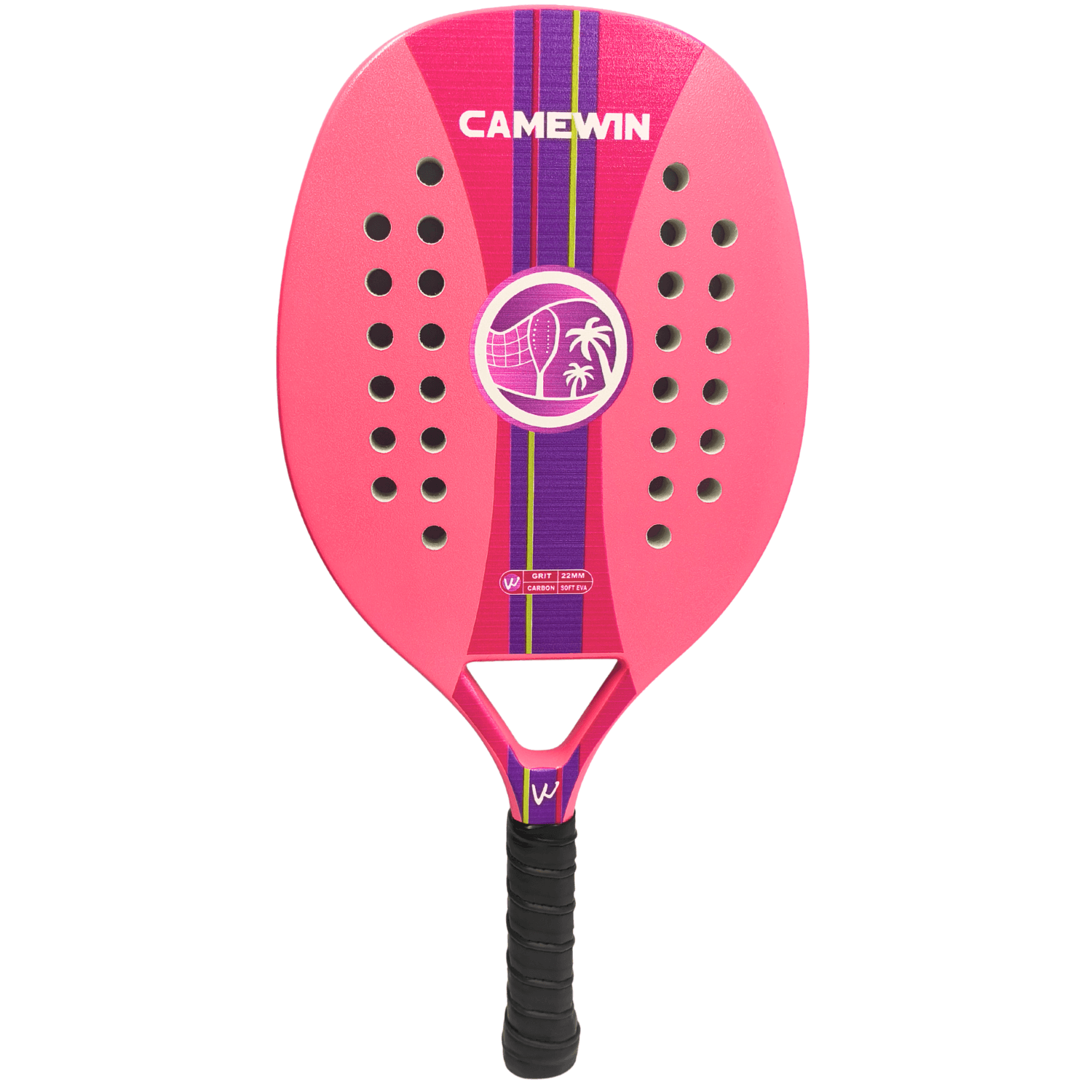 Raquete Beach Tennis Camewin Rosa + Estojo, imagem 1