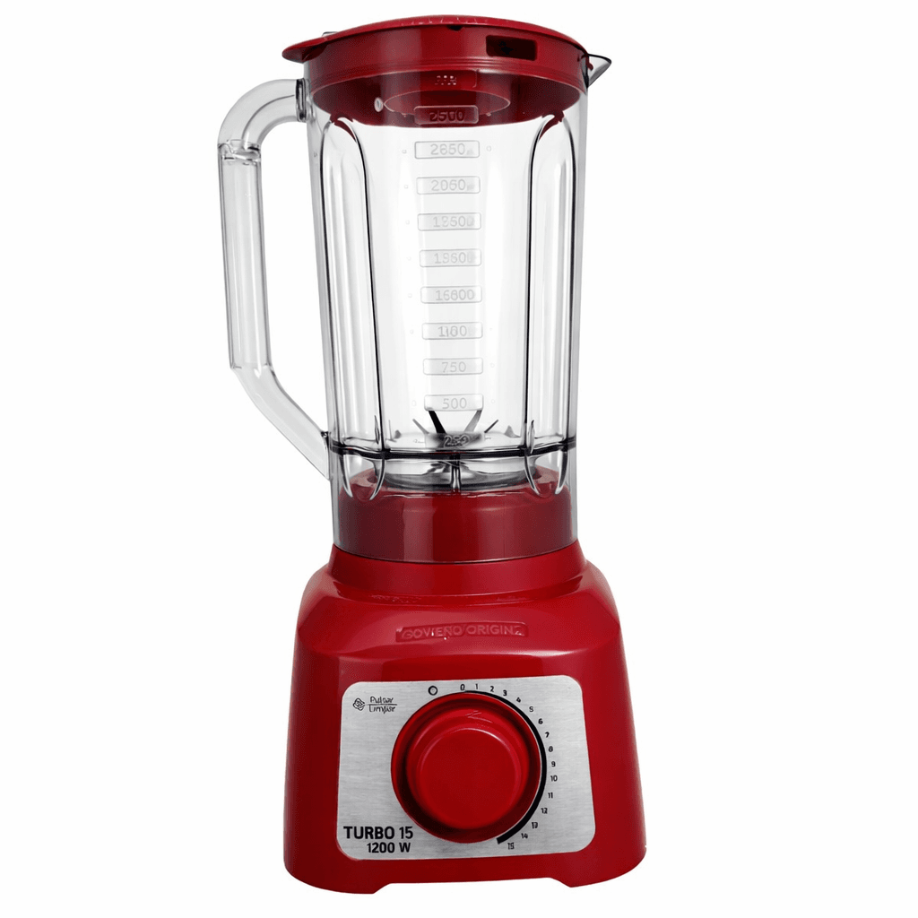 Liquidificador Turbo com 15 Velocidades 3,2L 1200W Agratto ALIQ06N-01 Vermelho 127V, imagem 1