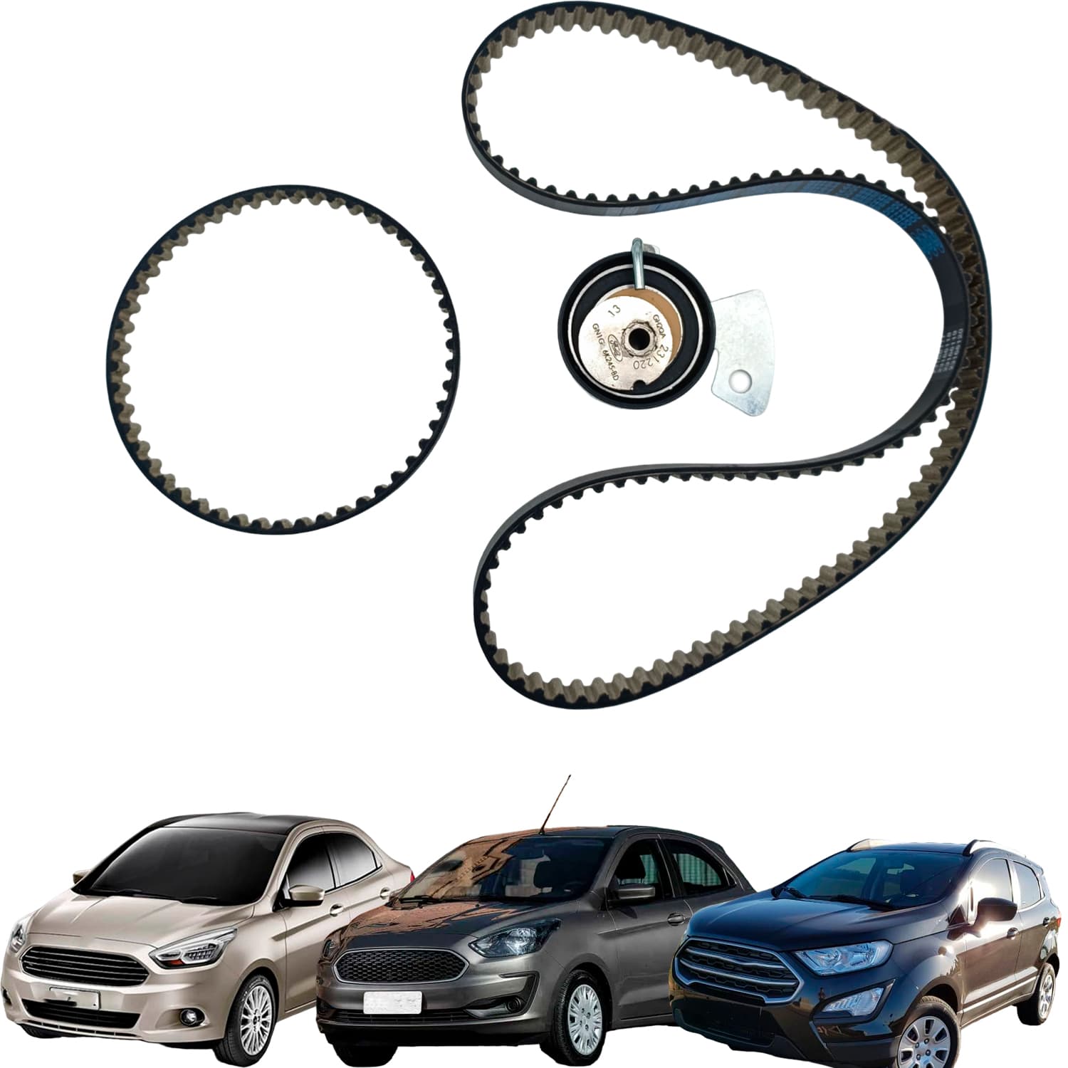 Kit Correia Dentada, Tensor E Correia da Bomba Ford, imagem 1