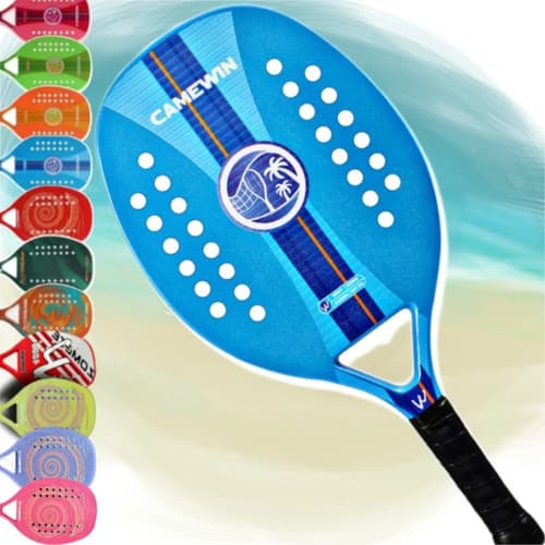 Raquete Beach Tennis Camewin Azul + Estojo + Essência Sortida para Umidificador 30ml, imagem 1