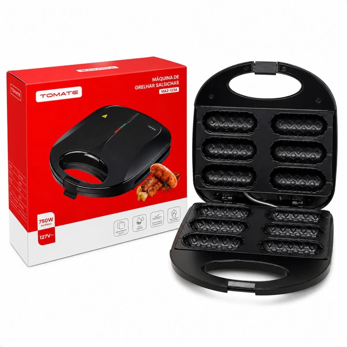 Maquina de Grelhar linguiças 127v Tomate - MAZ-123A, imagem 1